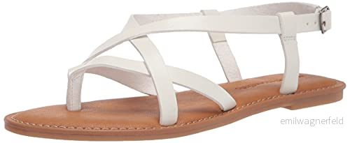 Amazon Essentials Casual Strappy Sandal, Vit, 42.5 EU 840174922346