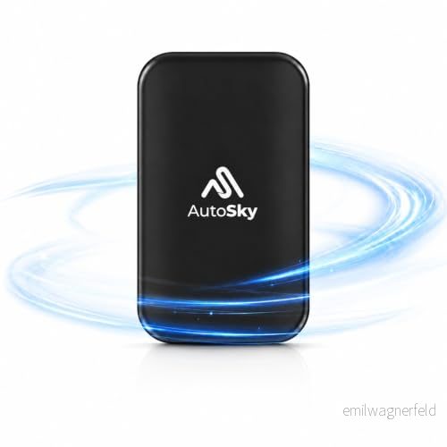 AutoSky Wireless CarPlay och Android Auto AI Box Lite Plus 2.0 för fabrikskabla bilar 2024 stöder Netflix YouTube Go Auto. Trådbunden krävs 850045500252