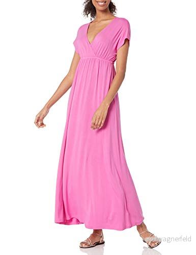 Amazon Essentials maxiklänning för kvinnor (finns i plusstorlek), ljusrosa, medium 195111906010