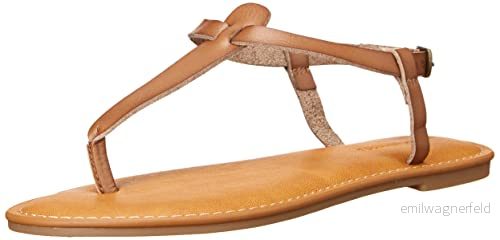 Amazon Essentials dam ledig tåstång sandaler med fotledsrem, svampbrun, 40 EU 196433166236