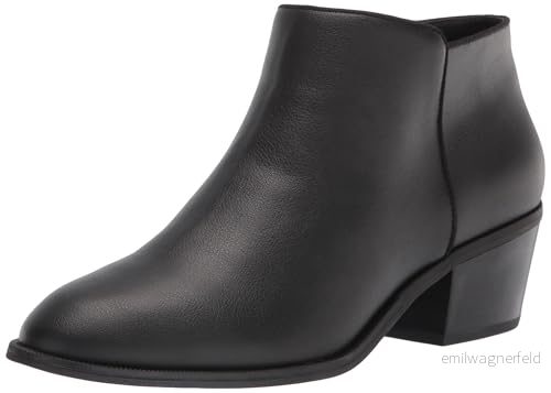 Amazon Essentials kvinnors ankelstövel, svart, fuskläder, 8,5 840174912552
