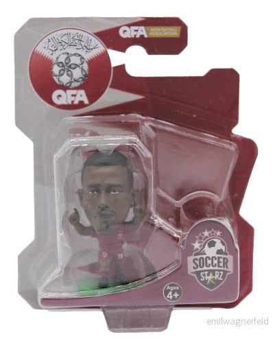 Soccerstarz Qatar Al moez Ali Home Kit/Figures 5056122519536