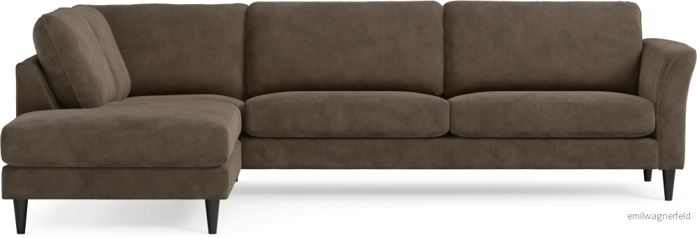 Bridge 3-sits soffa med divan vänster T87Ch
