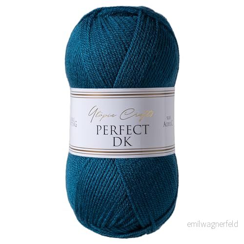 Utopia Crafts DK Double Knitting Yarn 100g (Blue Whale) 5060967560714