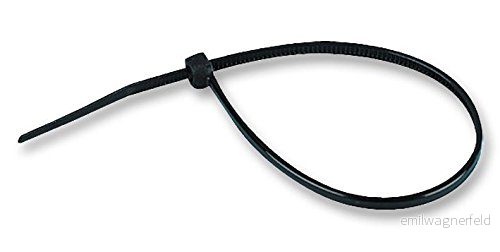 Pro Power 0301 CV 300SW väderbeständiga kabelband, svart, 300 mm x 4,5 mm, paket med 100 5051259092013