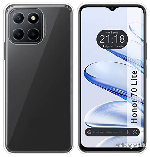 Transparent silikon Gel TPU Skal för Huawei Honor 70 Lite 5G 8434844986138