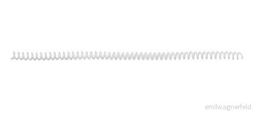 GBC 9666011 CoilBind bindning, plast, A4, Color Coils 20 mm, 100 styck, vit 33816044777