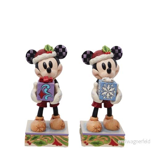 Jim Shore Enesco 6013060 Santa Musse med present 15,56 cm 28399360833