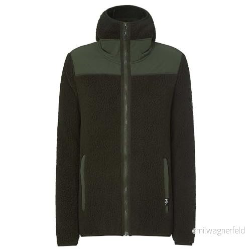 Rock Experience REWC02741 1642 SAVOONGA Hoodie FZ Kvinna Fleece Dam Lång Tröja Kombu Green S 8057734816164