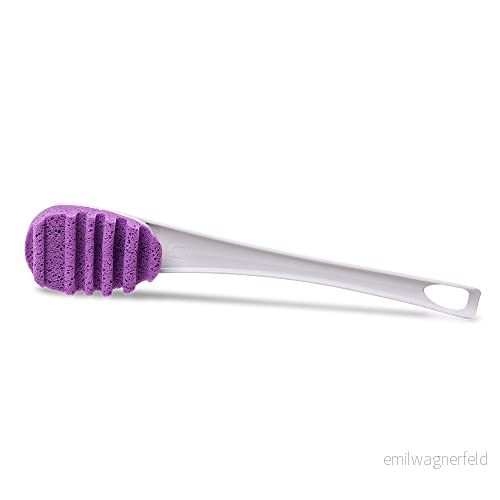 martini SPA Hygiene+ Kroppsborste med silverjonmassage svamp, slumpmässig färg, 45 x 8 5 4.5 cm, 90 g, 1 enhet 8004925204927