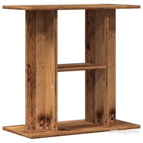 Akvariebänk åldrat trä 60x30x60 cm konstruerat 8721158445117
