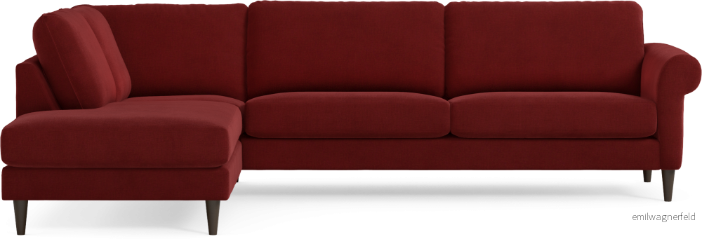 Bridge 3-sits soffa med divan vänster W4PHw