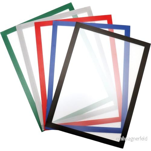Tarifold Det är 195247 Magneto PRO 10 Magnetisk informationsram A3 för dokument, meddelanden, affisch, utbyte och snabbinsättning bakåt metallytor, Svart, u. 3377991952470