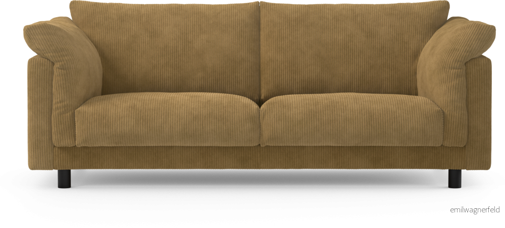 Cherrie 2,5-sits soffa, fast klädsel TwwYQ