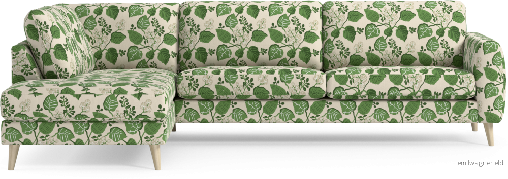 Bridge 3-sits soffa med divan vänster hg7sT