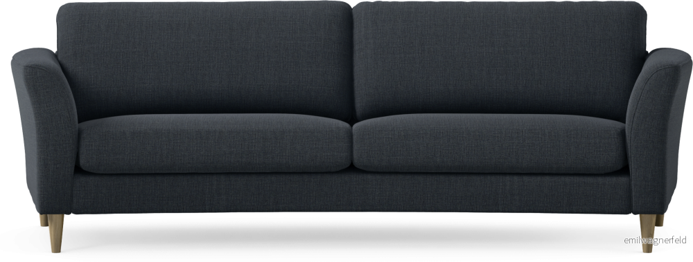Bridge 3-sits soffa svängd Ko55A
