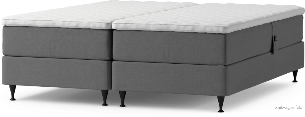 Delux Dream Ställbar säng, dubbelsäng med bäddmadrass och sängben 3X5fj