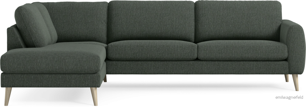 Bridge 3-sits soffa med divan vänster QMCtx