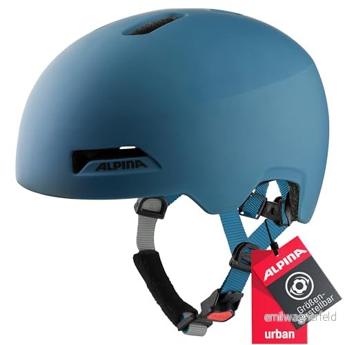 ALPINA Unisex Vuxna, HAARLEM Cykelhjälm, navy matt, 57 61 cm 4003692302939