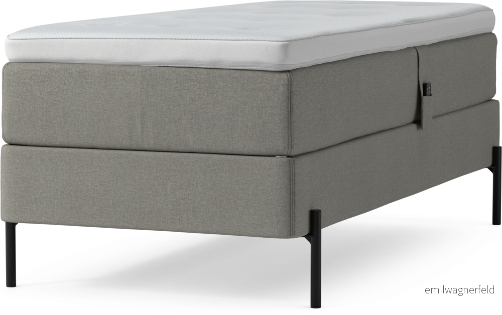 Delux Dream Ställbar säng, enkelsäng med bäddmadrass och sängben Sv42R