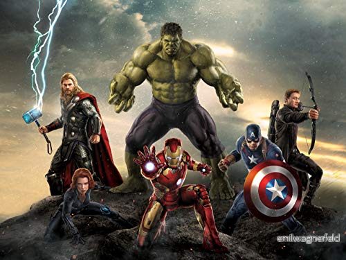 AG Design Marvel, fleece fototapet, FTDNXXL 5047, 4 delar, flerfärgad, 360 x 270 cm 8595577950473