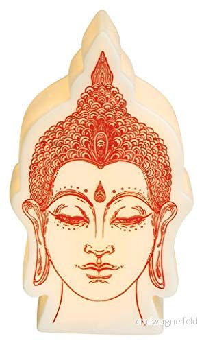 moses. LED dekorativt ljus Buddha, varmvit 4033477633057