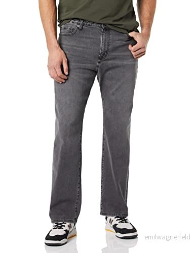 Amazon Essentials Herr Straight Fit Bootcut Jean, tvättad grå, 36 B x 29 L 196433112882