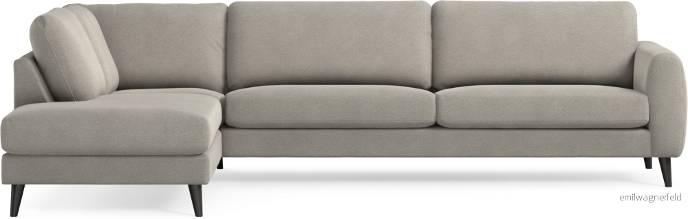 Bridge 4-sits soffa med divan vänster REkLi