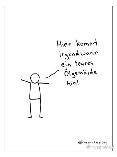 kriegundfreitag Krig och fredag konsttryck oljemålning (30 x 40 cm 11,8 15,7 tum) väggmålning, affisch, dekorativa bilder konstnärer 4063909077326