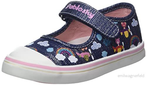Pablosky Flickor 966820 sneakers, blå 21 EU 8425571937982