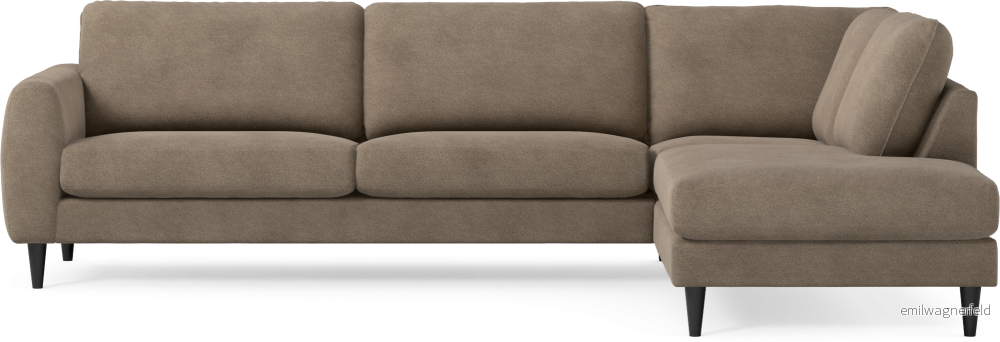 Bridge 3-sits soffa med divan höger NwZF6