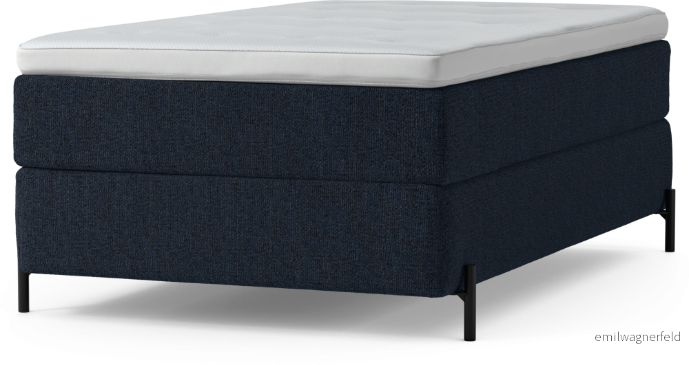 Delux Dream Kontinentalsäng, enkelsäng 120 cm med bäddmadrass och sängben 2Sluy