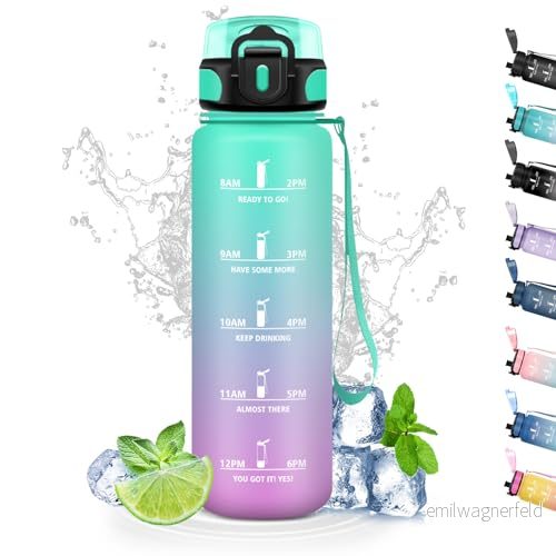 Vattenflaska, 500 ml, vattenflaska för barn, motiverande med filter, tider att dricka, lätt rengöra, läckagefri sportflaska, skola, kontor, resor, camping, 602397326468 Vattenflaska, 500 ml, vattenflaska för barn, motiverande med filter, tider att dricka, lätt rengöra, läckagefri sportflaska, skola, kontor, resor, camping, 602397326468