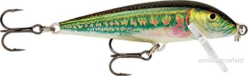 Rapala Countdown fiskedrag fiskeutrustning med balsakonstruktion sötvattensfiskedrag simdjup 2,13 m storlek 9 cm/12 g tillverkad i Estland Minnow 22677002514