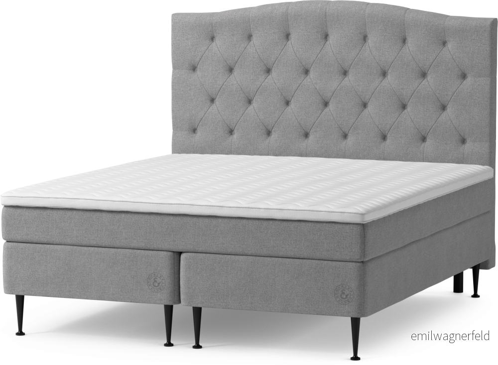 Asperö Comfort Kontinentalsäng, dubbelsäng med bäddmadrass Comfort och sängben NDY4F