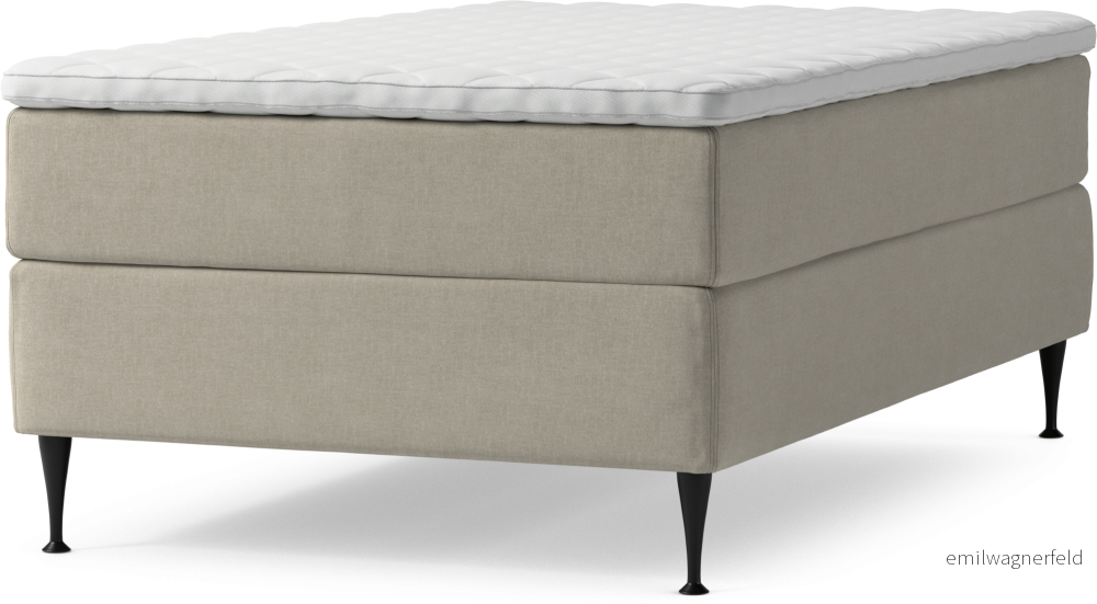 Delux Dream Kontinentalsäng, enkelsäng 120 cm med bäddmadrass och sängben tij7T
