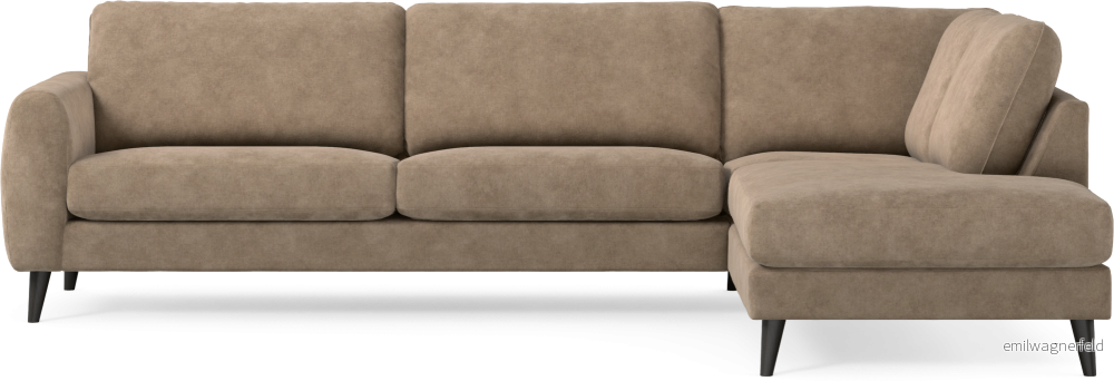 Bridge 3-sits soffa med divan höger nvPpg