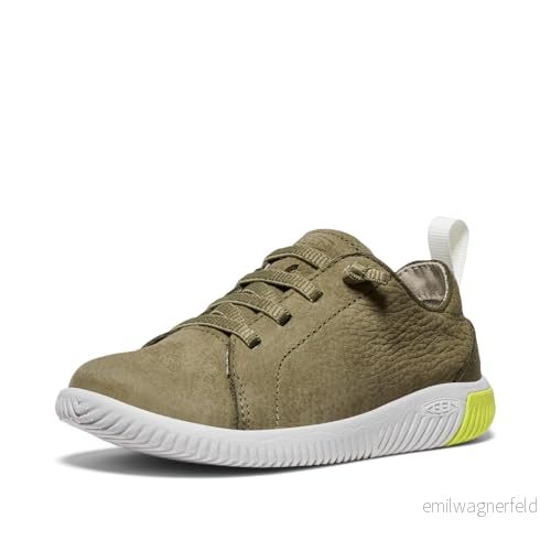 KEEN Unisex barn Knx spets sneakers, martini olive evening primrose, 27 EU 195208609770