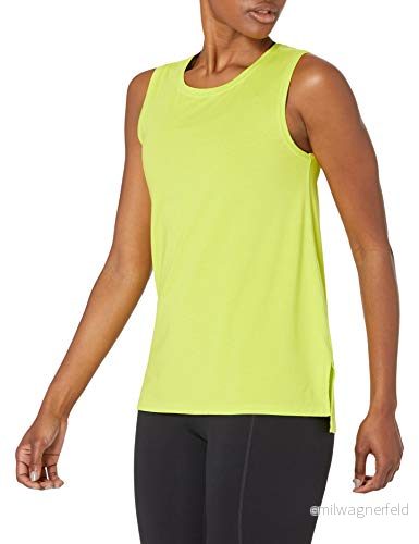 Amazon Essentials Women's Yogalinne i mjuk bomull med standardpassform (finns plusstorlek) (tidigare Core 10), Neongul, M 195111385150