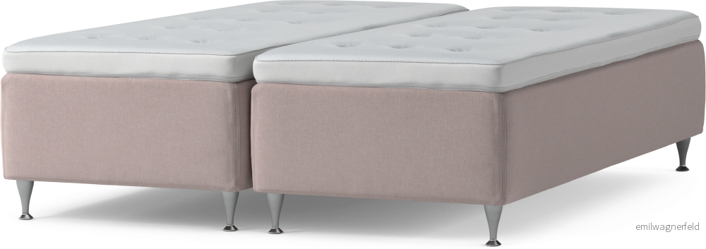 Delux Dream Ramsäng, dubbelsäng med bäddmadrass och sängben 8E6PX