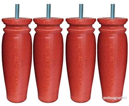 Set med 4 rustika Margot kunglig ram 5,5 x 18 cm, trä, teinte merisier, cm 3700527824345