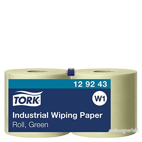 Tork 129243 Industrie pappersnäsdukar, 2 x 510 m, Grön, 7310791046907