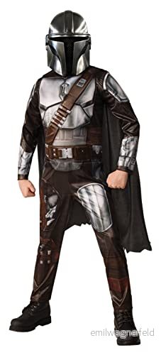 Rubies Costume Co lyxförklädnad The Mandalorian, ST 300929FRM, grå och brun, M 3527079076080