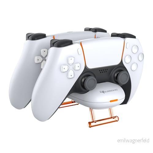 PS5 Controller laddare, kompakt laddningsstation med usb c kabel för Dualsense 3701221702441