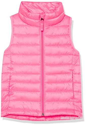 Amazon Essentials Lättviktig vattentålig packbar pufferväst, neonrosa, medium 842354198190