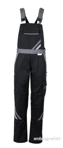 Planam 2719044 Highline dam bröstlapp, svart/skiffer/zink, storlek 44 4030913959146