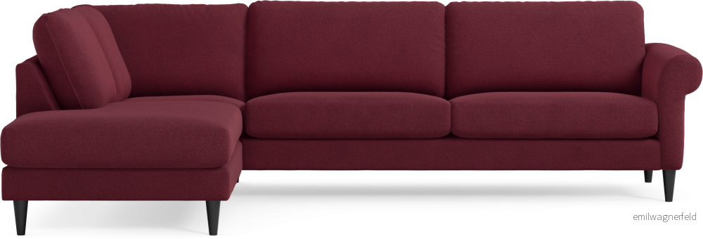 Bridge 3-sits soffa med divan vänster isefb