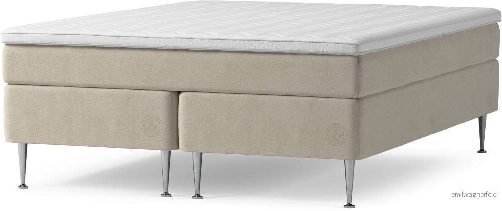 Asperö Comfort Kontinentalsäng, dubbelsäng med bäddmadrass Comfort och sängben czDs9